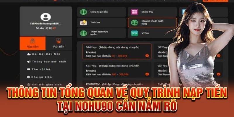 Tổng quan về nạp tiền noh90